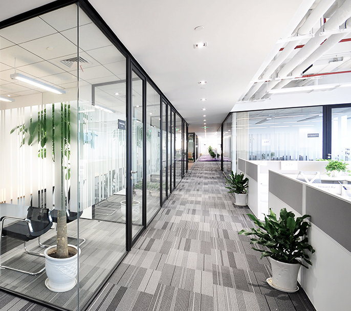 入門級的A系列單玻隔斷A-2